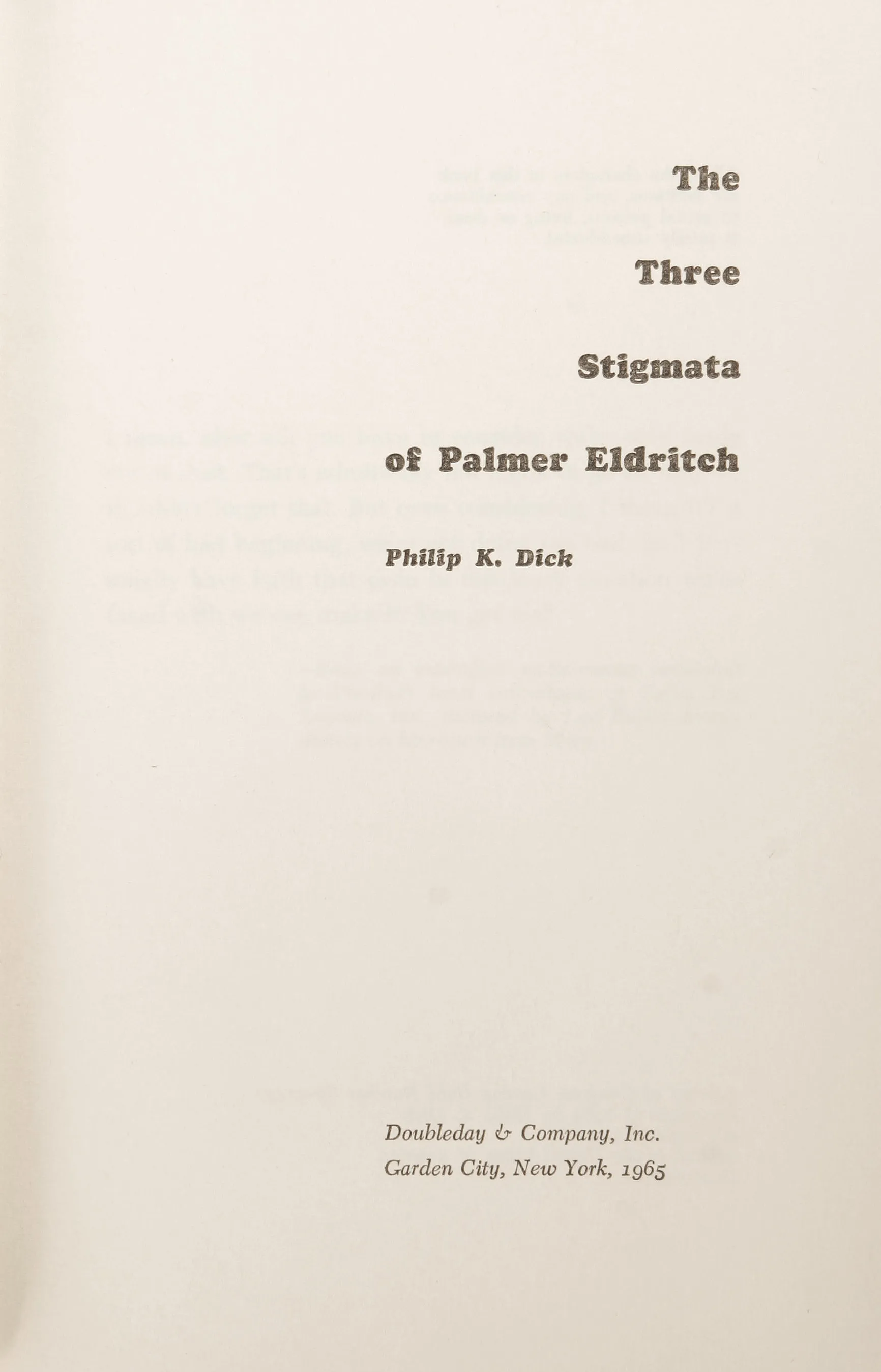 Reseña: Los Tres estigmas de Palmer Eldritch [Sin spoilers]
